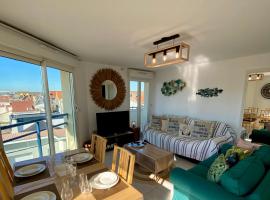 메를리몽에 위치한 호텔 Opale beach, Merlimont,100msea,2 bedrooms, parking