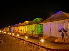 Jaisalmer Night Safari Camp, razkošni šotor v mestu Jaisalmer