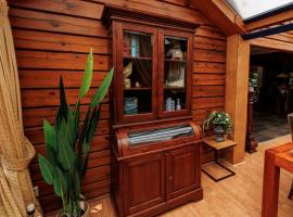 t Jagershuys incl. gebruik Finse sauna, chalet de montaña en Soest