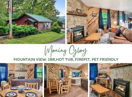 Mountain View 1br,hot Tub, Firepit, Pet Friendly, hytte i Sevierville