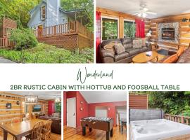 2br Rustic Cabin With Hottub And Foosball Table, chalet di Gatlinburg