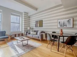 FiDi 1BR w luxury Gym Doorman Rooftop NYC-13