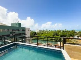 PERFEIÇÃO do Cabo Branco - FLAT p ate 4 pessoas a 100 m da Praia