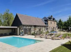 Maison de charme - 12 mn de la plage - Piscine chauffée - 8 personnes