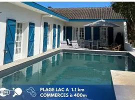 *Villa Catalpas* Landaise, rénovée avec piscine