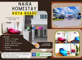 Naira Homestay Kota Bharu ,Wakaf Che Yeh 4 Bilik 3 Aircond, bed and breakfast en Kota Bharu