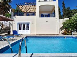Villa Thea Kalymnos with swimming pool and sea view, hotel em Panormos Kalymnos