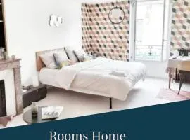 ROOMS HOME CSM SUITES PRIVÉES cœur de ville sur la route du Champagne à 40 mn de Disney PRIVATE SUITES between Paris & Reims near Disneyland