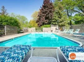 This Charming 2 bed condo is next to downtown Saugatuck and includes a pool!