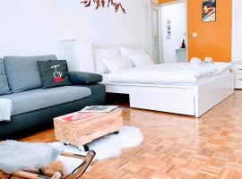 Holiday Escape Studio - Stylish & Central - steps to Matterhorn gondola, allotjament amb cuina a Zermatt