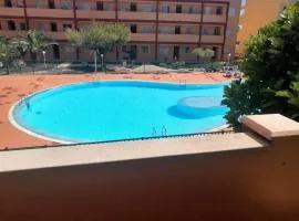 2 bedrooms apartement with shared pool and wifi at La Oliva