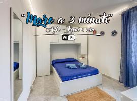 Sea 3 min - Trains 8 - min - Free WiFi - AC, hotel em Albisola Superiore