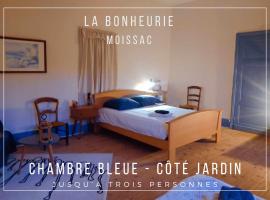 La Bonheurie - Chambres chez l'habitant, отель в городе Муассак