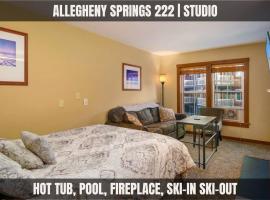 Allegheny222, Hot Tub,Pool,Ski InOut,Village，史諾修的飯店