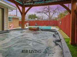 Serene 5BR 2BA Winter Home with Hot Tub & Fire Pit
