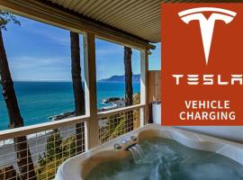 Amazing Oceanview, Oceanfront! Hot Tub! Shelter Cove, CA Tesla EV Station，Shelter Cove的寵物友善飯店
