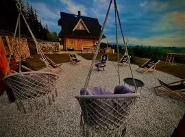 Legenda Lasu - drewniany domek w górach z jacuzzi, przy stoku narciarskim Kotelnica, Białka Tatrzańska, w pobliżu Term Bania