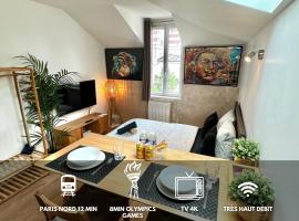 Studio Douillet Hypercentre 12 min de Paris, hôtel à Enghien-les-Bains