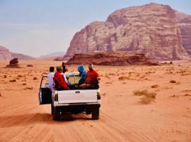 wadi rum land mars, hotel en Wadi Rum