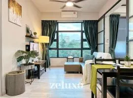 Zeluxo #JQ07 Jesselton Quay Tower 2 Level 17-2BR 1Bath, Forest View