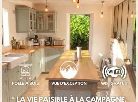 Chez Jeanne, superbe corps de ferme, vue imprenable