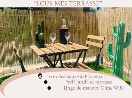 "Lou Mes" Baux-de-Provence Terrasse, appartement aux Baux-de-Provence