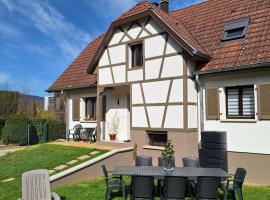 Maison individuelle, 10 minutes de Colmar 4 chambres - 8 personnes - 2 sdb、ヴィンツェンハイムのヴィラ