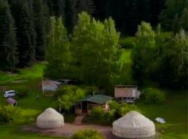 Yurt camp TILEK, luxury tent in Dzhetyoguz