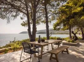 Remarkable Kardamyli Beachfront Villa | Villa Millennium Earl | 2 Bedrooms | Spacious Furnished Outdoor Area with Spectacular Sea Views | Ritsa