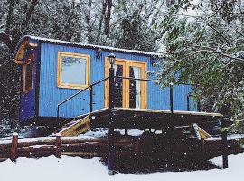 Mágica Tiny House con vista a la Montaña, mažasis namelis mieste San Martin de los Andesas