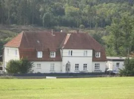 Große, hundefreundliche Ferienwohnung mit großer Terrasse in Flussnähe