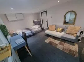 A Cosy Deluxe Size Studio With Queen size and Sofa Bed