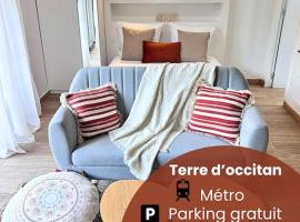 Terre d'occitan-Metro-Parking-Balcon، شقة في راموفيل سانت آغْنْ