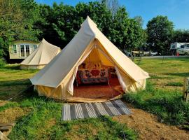 Secret garden glamping African themed tent, luxury tent in Newark upon Trent