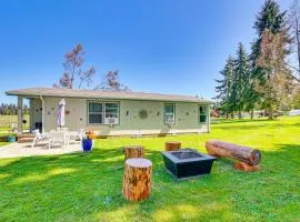 Fire Pit + Patio: Peaceful Port Angeles Escape!