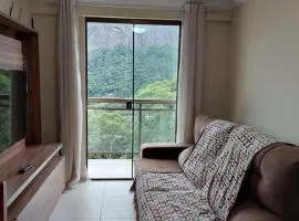 Apartamento aconchegante com vista para as montanhas