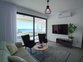 New Luxury Sea Front Apartment, hotel in Pervolia