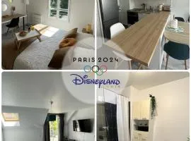 COSY TORCY charmant 2 pièces entre Paris et Disney