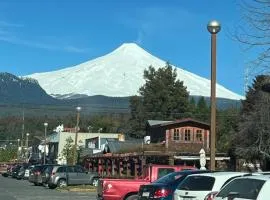 Departamento en Pucón Familiar para 7 personas vista Volcán Villarrica 4 dormitorios 3 baños