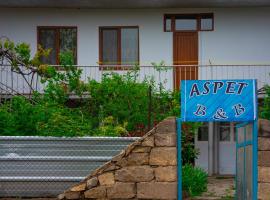 Aspet B&B, hotell sihtkohas Tatev