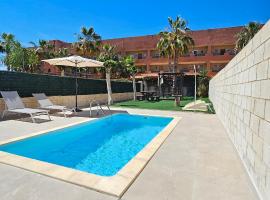 Homes of Spain, Apartamentos Para&iacute;so Vera Playa, Fatu Hiva, Bajo A con piscina privada en jard&iacute;n privado, PRIMERA LINEA de PLAYA, WIFI