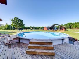 Neosho Home on 90 Acres with Private Pool and Fire Pit, hotel in Neosho