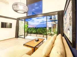 New Duplex Apartment 200m To Beach Canggu, hotelli kohteessa Canggu alueella Pererenan