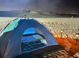 Dubai Tourism and Travel Services, campsite in Hunaywah