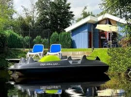 Ferienhaus am See (1 bis 4 Personen), Tretboot, Sauna, Whirlpool, Kamin