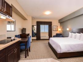 Chateau All Suites Hotel, acomoda&ccedil;&atilde;o com cozinha em Kindersley