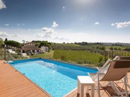 A Casa di Franca Villa con piscina, semesterhus i Gambassi Terme