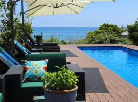 コースタルキャビン - シービュー バーベキュー ピザ サウナ プール ホットタブ - Coastal Cabin Chiba - Seaview BBQ PIzza Sauna Pool Hot-tub, chata v destinaci Iwada