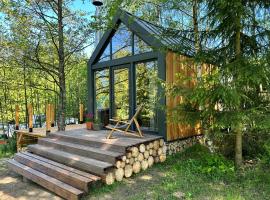 Zbrusu nový luxusní Tiny House kousek od Moravského krasu、Hlubokéのタイニーハウス