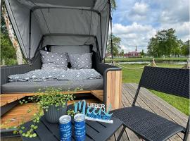 Schlafstrandkorb, luxury tent in Südbrookmerland